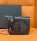 [REP 1:1] Saint Laurent Niki Wallets On Chain Black For Women 7.5in/19cm