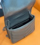 [REP 1:1] Saint Laurent Niki Wallets On Chain Storm For Women 7.5in/19cm
