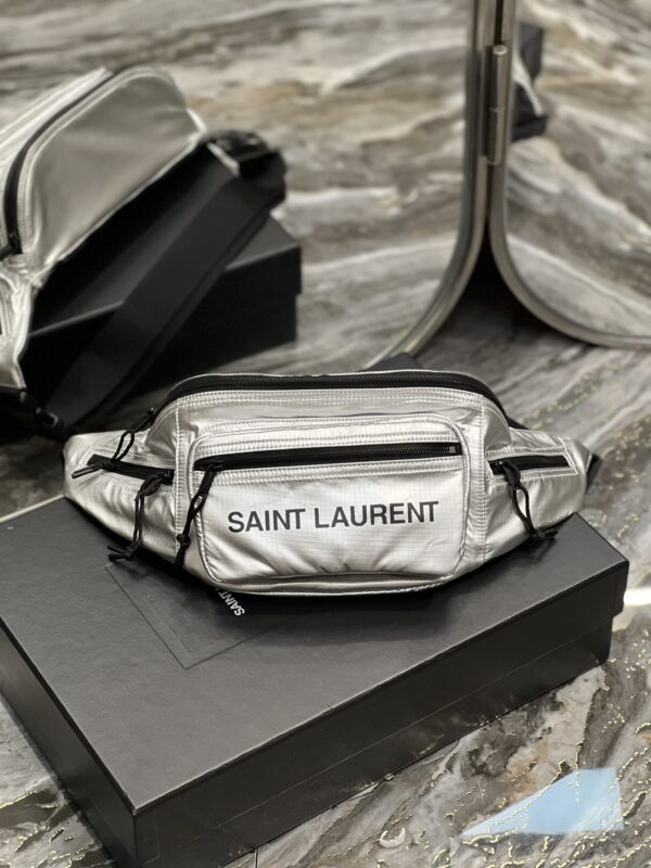 [REP 1:1] Saint Laurent Nuxx Crossbody Bag Sliver For Women, Women's Bags 9.8in/25cm YSL