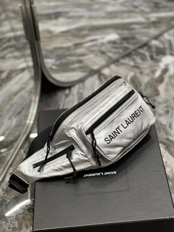 [REP 1:1] Saint Laurent Nuxx Crossbody Bag Sliver For Women, Women's Bags 9.8in/25cm YSL