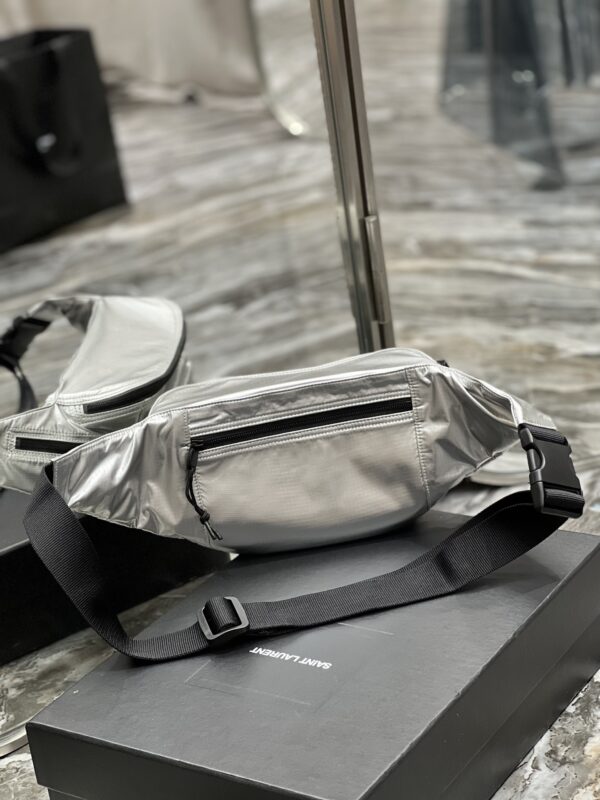 [REP 1:1] Saint Laurent Nuxx Crossbody Bag Sliver For Women, Women's Bags 9.8in/25cm YSL