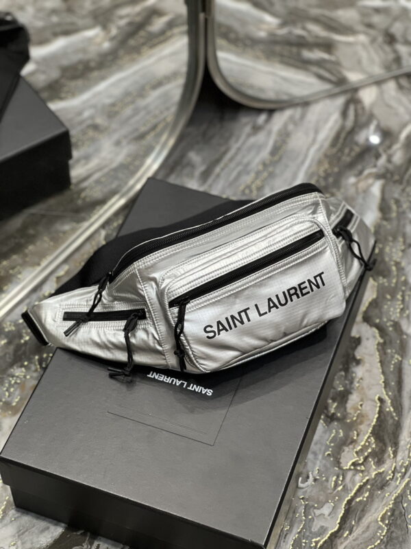 [REP 1:1] Saint Laurent Nuxx Crossbody Bag Sliver For Women, Women's Bags 9.8in/25cm YSL