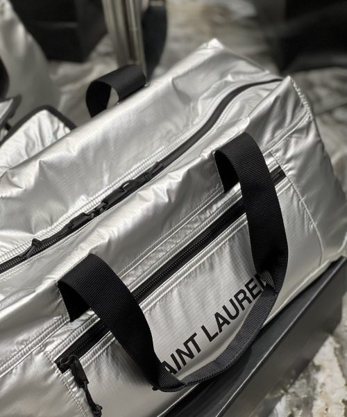 [REP 1:1] Saint Laurent Nuxx Duffle Sliver For Women, Women's Bags 19.6in/50cm YSL