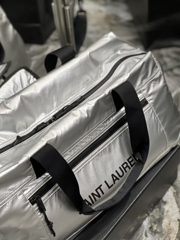 [REP 1:1] Saint Laurent Nuxx Duffle Sliver For Women, Women's Bags 19.6in/50cm YSL
