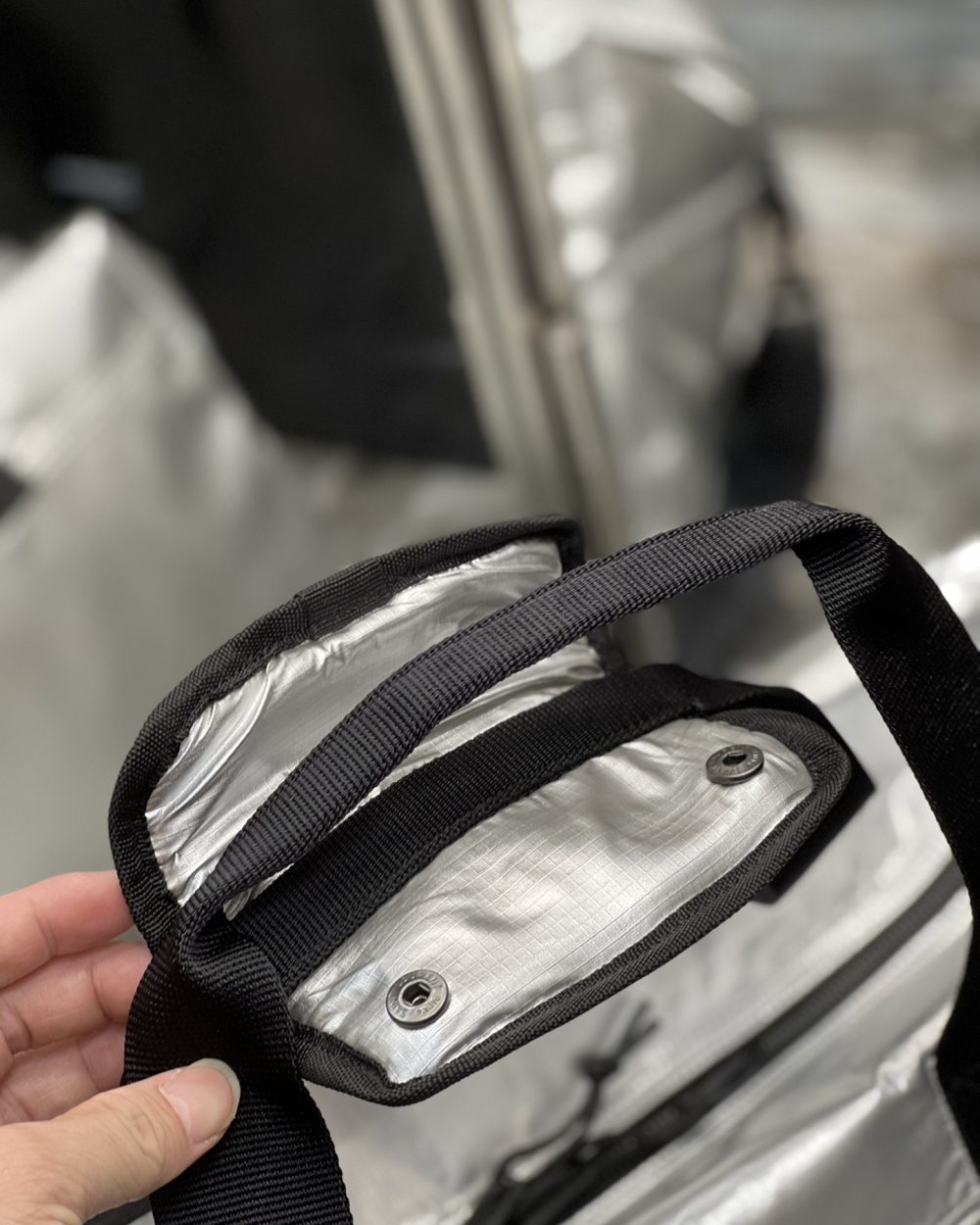 [REP 1:1] Saint Laurent Nuxx Duffle Sliver For Women, Women's Bags 19.6in/50cm YSL