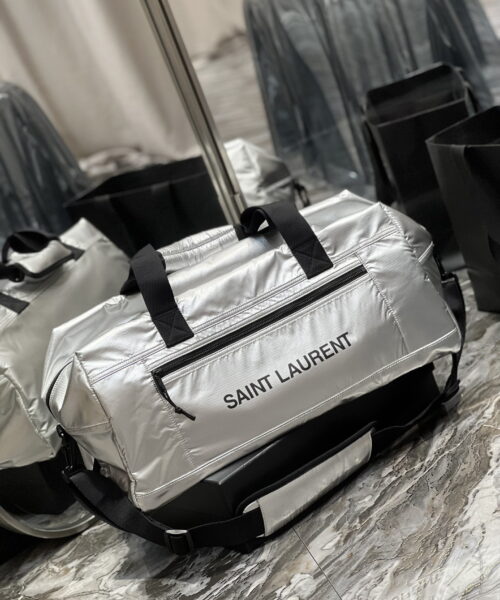 [REP 1:1] Saint Laurent Nuxx Duffle Sliver For Women, Women's Bags 19.6in/50cm YSL