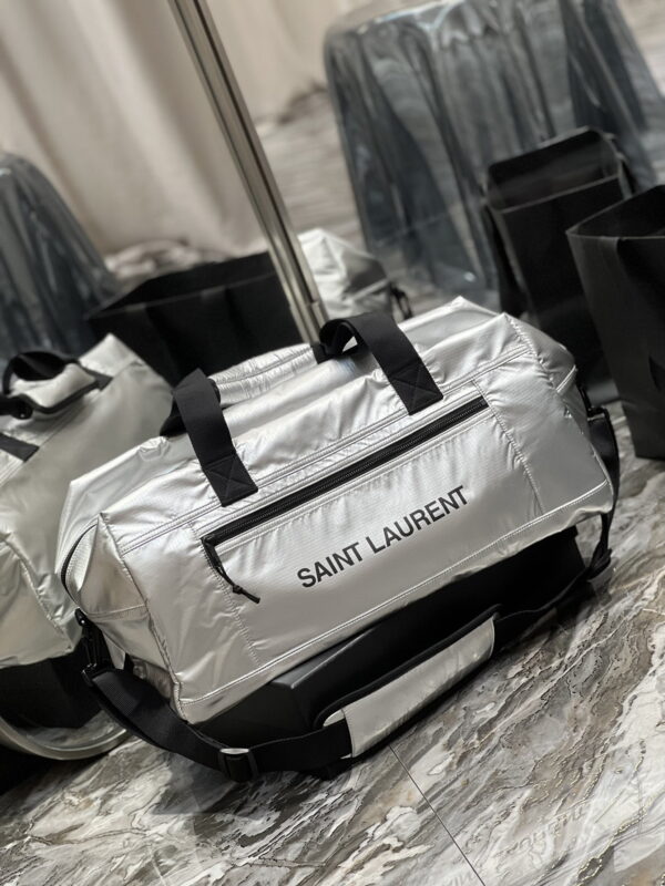 [REP 1:1] Saint Laurent Nuxx Duffle Sliver For Women, Women's Bags 19.6in/50cm YSL