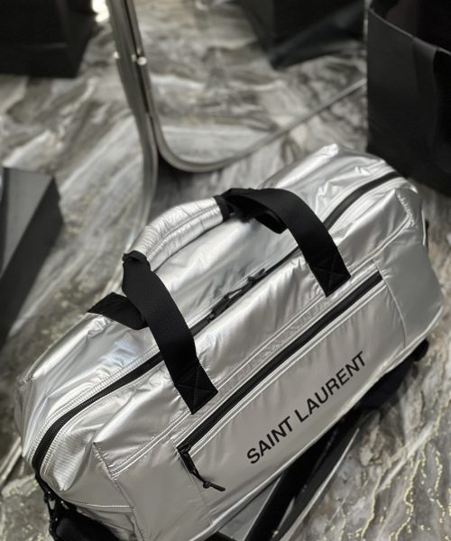 [REP 1:1] Saint Laurent Nuxx Duffle Sliver For Women, Women's Bags 19.6in/50cm YSL