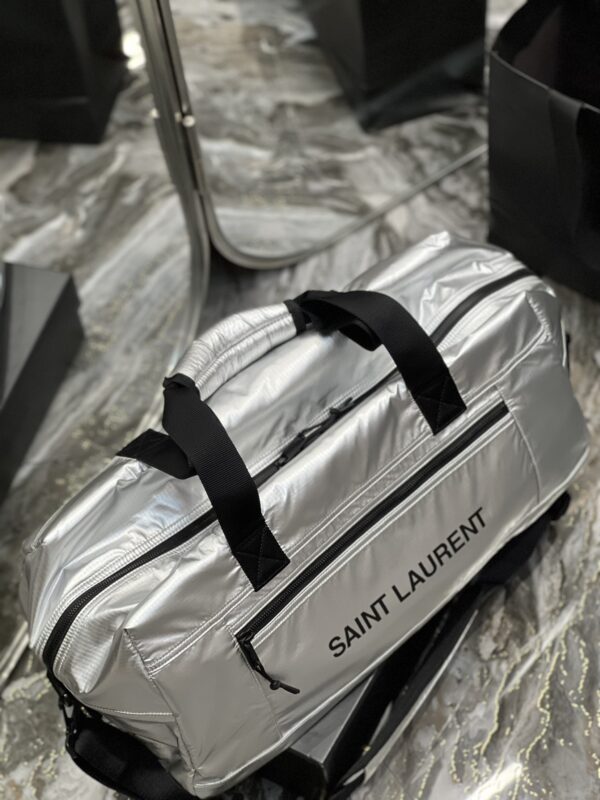 [REP 1:1] Saint Laurent Nuxx Duffle Sliver For Women, Women's Bags 19.6in/50cm YSL