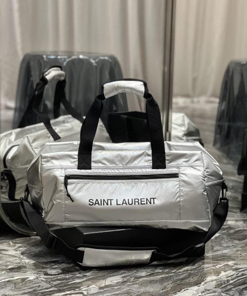 [REP 1:1] Saint Laurent Nuxx Duffle Sliver For Women, Women's Bags 19.6in/50cm YSL