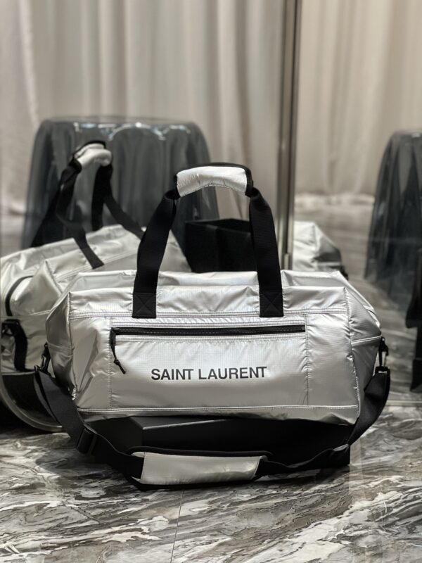 [REP 1:1] Saint Laurent Nuxx Duffle Sliver For Women, Women's Bags 19.6in/50cm YSL