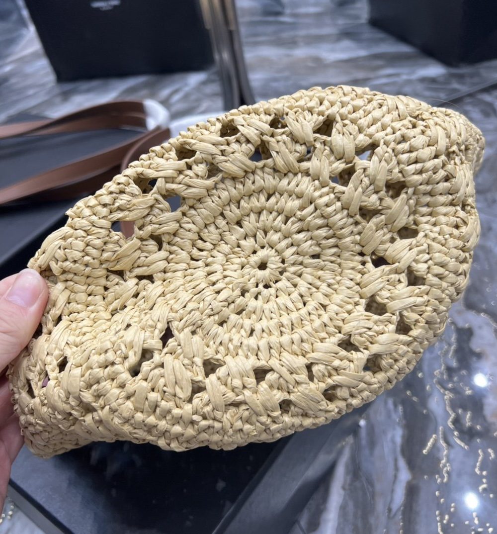 [REP 1:1] Saint Laurent Panier Medium Bag Beige For Women, Women's Bags 16.5in/42cm YSL