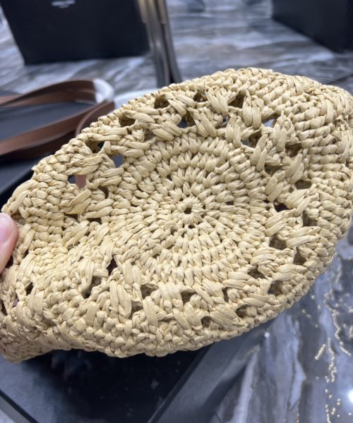 [REP 1:1] Saint Laurent Panier Medium Bag Beige For Women, Women's Bags 16.5in/42cm YSL