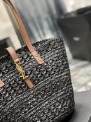 [REP 1:1] Saint Laurent Panier Medium Bag Black For Women, Women's Bags 16.5in/42cm YSL