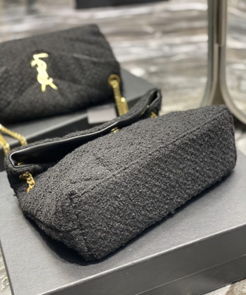 [REP 1:1] Saint Laurent Puffer Small Chain Bag Black For Women, Women's Bags 11.4in/29cm YSL‎