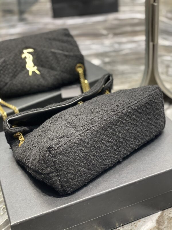 [REP 1:1] Saint Laurent Puffer Small Chain Bag Black For Women, Women's Bags 11.4in/29cm YSL‎