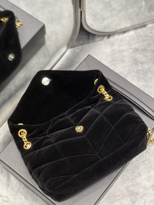 [REP 1:1] Saint Laurent Puffer Small Chain Bag Black For Women, Women's Bags 11.4in/29cm YSL‎