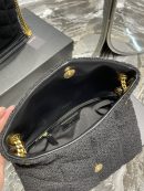 [REP 1:1] Saint Laurent Puffer Small Chain Bag Black For Women, Women's Bags 11.4in/29cm YSL‎