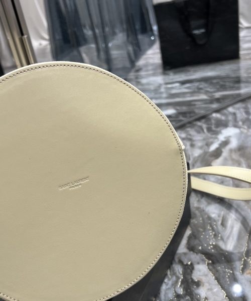 [REP 1:1] Saint Laurent Rive Gauche Bucket Bag Beige For Women, Women's Bags 12.2in/31cm YSL