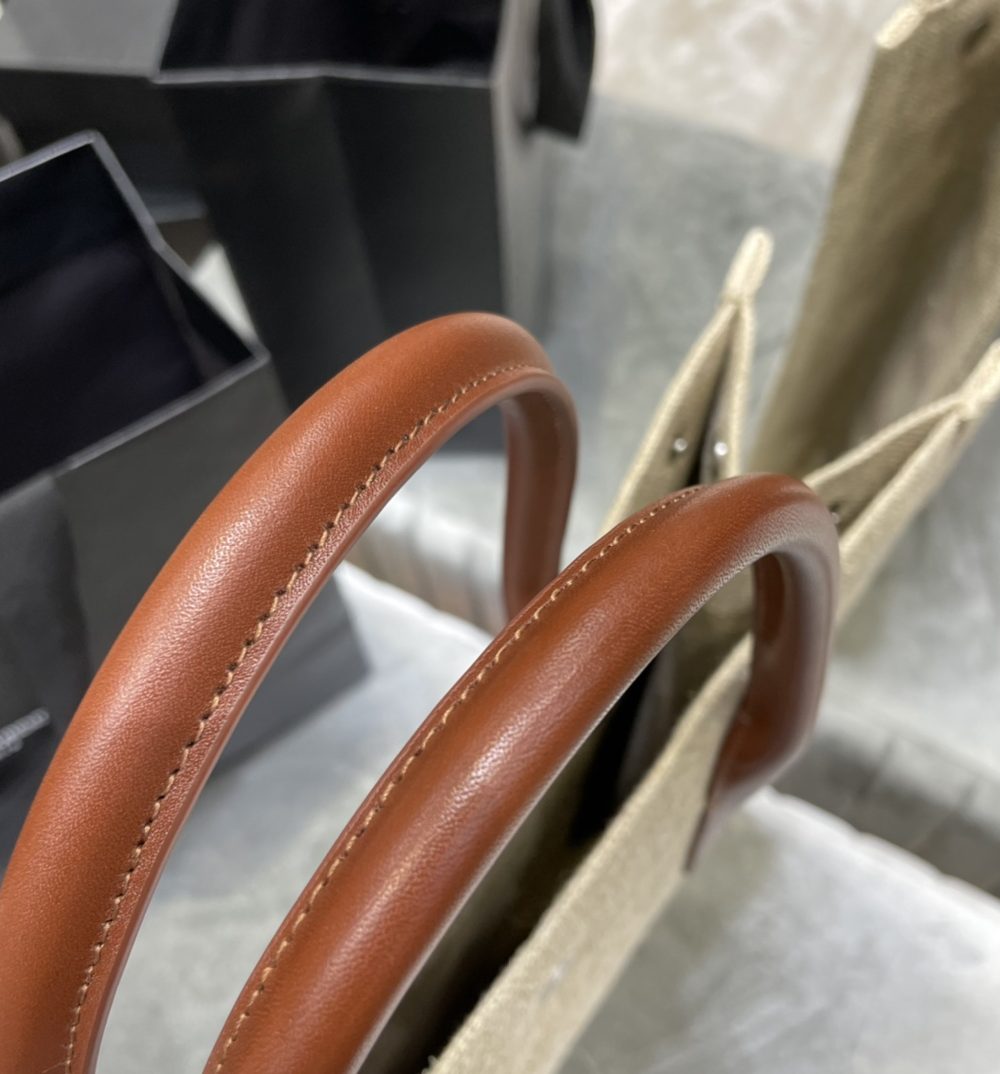 [REP 1:1] Saint Laurent Rive Gauche North/South Tote Bag In Printed Linen For Women 15.3in/39cm YSL