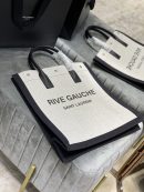 [REP 1:1] Saint Laurent Rive Gauche North/South Tote Bag In Printed Linen For Women 15.3in/39cm YSL 632539FAABR9083
