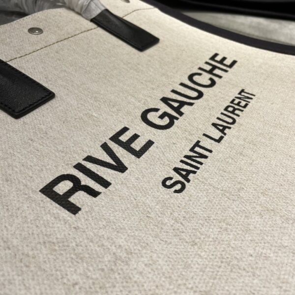 [REP 1:1] Saint Laurent Rive Gauche North/South Tote Bag In Printed Linen For Women 15.3in/39cm YSL 632539FAABR9083