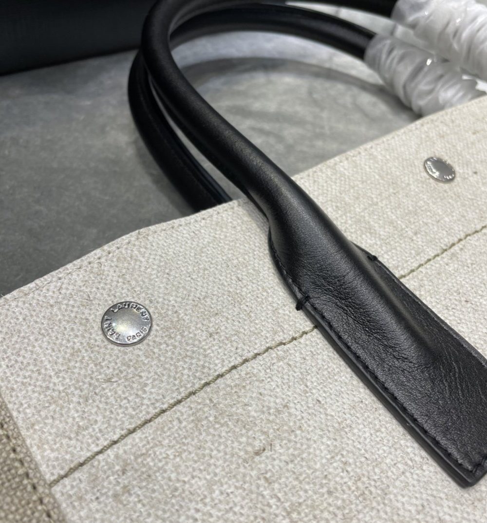 [REP 1:1] Saint Laurent Rive Gauche North/South Tote Bag In Printed Linen For Women 15.3in/39cm YSL 632539FAABR9083