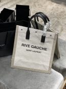 [REP 1:1] Saint Laurent Rive Gauche North/South Tote Bag In Printed Linen For Women 15.3in/39cm YSL 632539FAABR9083