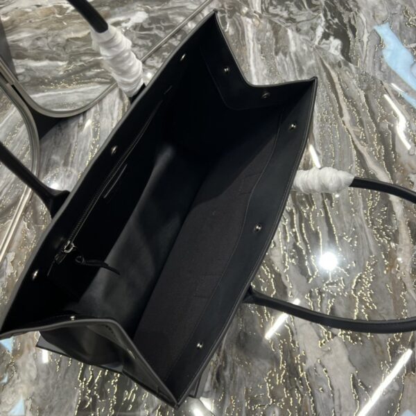 [REP 1:1] Saint Laurent Rive Gauche Small Tote Bag In Black Noir For Women 15.4in/39cm YSL 686266CWTFE1000