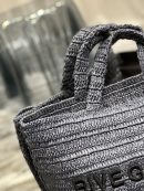 [REP 1:1] Saint Laurent Rive Gauche Supple Tote Bag Grey For Women, Women's Bags 15in/38cm YSL