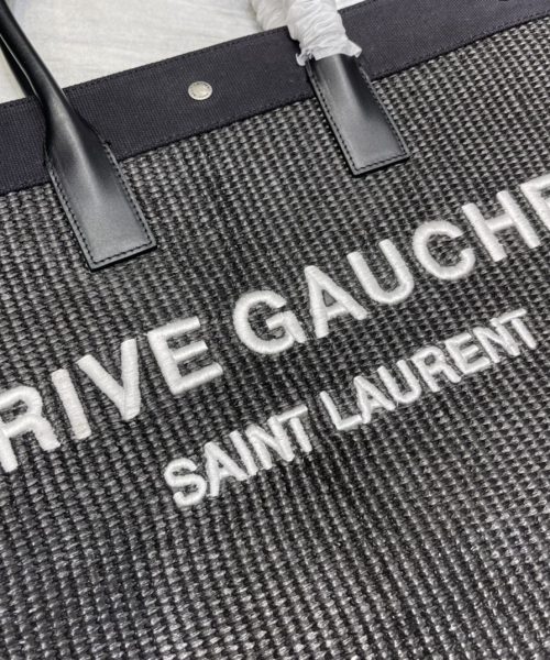 [REP 1:1] Saint Laurent Rive Gauche Tote Bag Grey For Women, Women's Bags 18.9in/48cm YSL