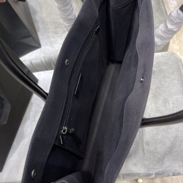 [REP 1:1] Saint Laurent Rive Gauche Tote Bag Grey For Women, Women's Bags 18.9in/48cm YSL