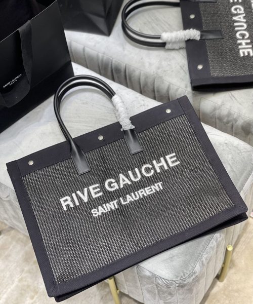 [REP 1:1] Saint Laurent Rive Gauche Tote Bag Grey For Women, Women's Bags 18.9in/48cm YSL