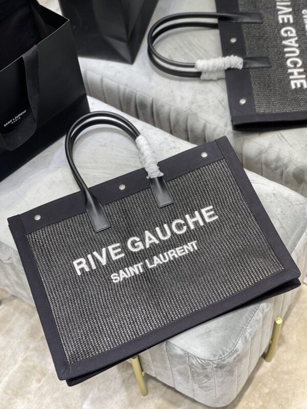 [REP 1:1] Saint Laurent Rive Gauche Tote Bag Grey For Women, Women's Bags 18.9in/48cm YSL