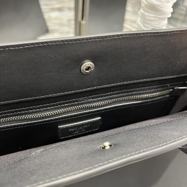 [REP 1:1] Saint Laurent Rive Gauche Tote Bag In Black For Women 18.9in/48cm YSL 587273CWTFE1000
