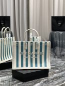 [REP 1:1] Saint Laurent Rive Gauche Tote Bag In Water Green For Women 18.9in/48cm YSL 499290FAAD51680