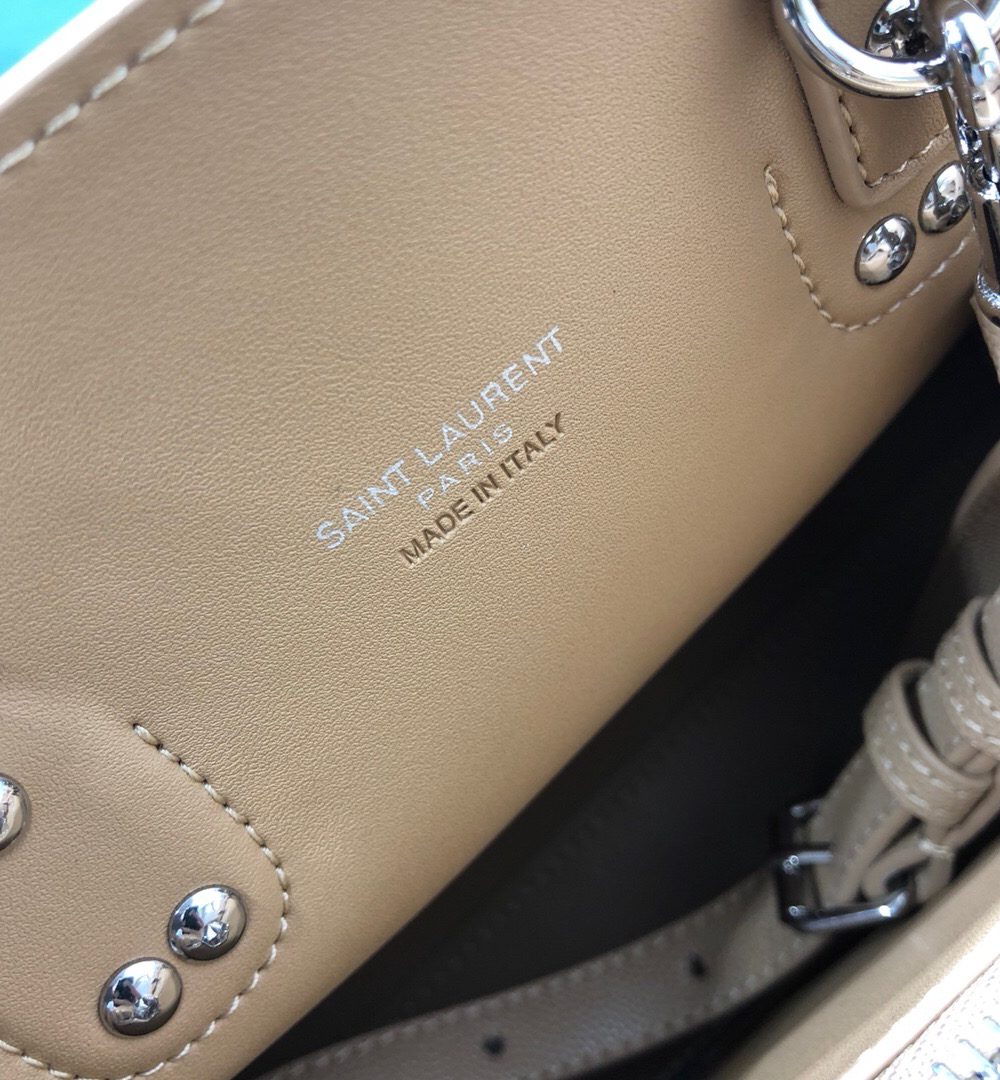 [REP 1:1] Saint Laurent Sac De Jour Baby In Shiny Dark Beige For Women 10.2in/26cm YSL 42186302G9W2721