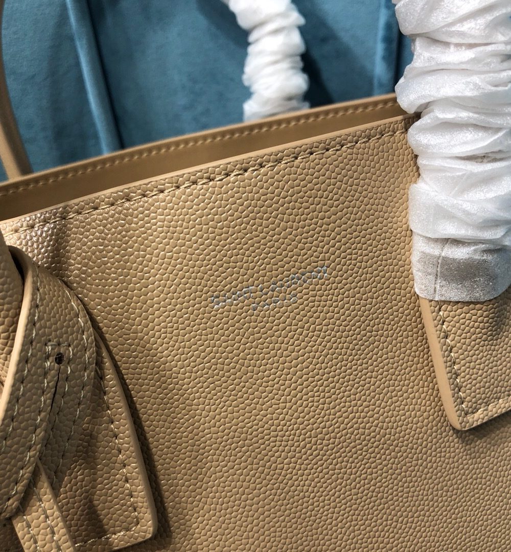 [REP 1:1] Saint Laurent Sac De Jour Baby In Shiny Dark Beige For Women 10.2in/26cm YSL 42186302G9W2721