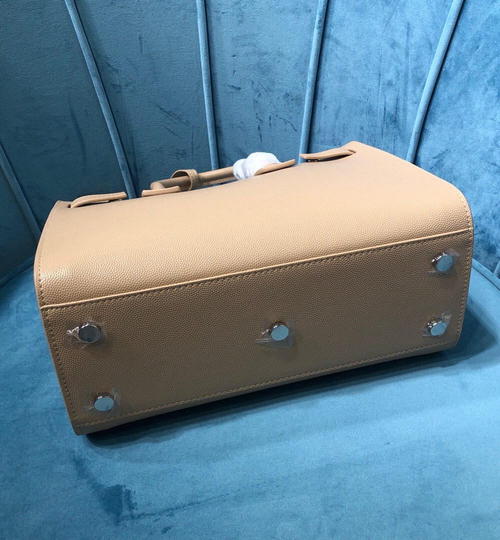 [REP 1:1] Saint Laurent Sac De Jour Baby In Shiny Dark Beige For Women 10.2in/26cm YSL 42186302G9W2721