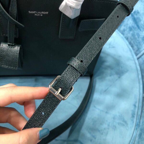 [REP 1:1] Saint Laurent Sac De Jour Nano Bag Black For Women 8.6in/22cm YSL 39203502G9W1000
