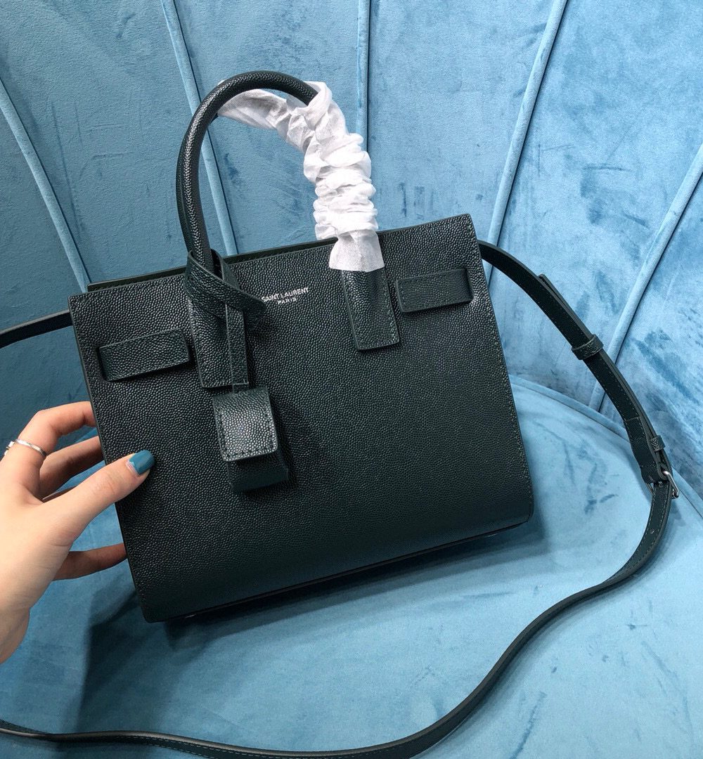 [REP 1:1] Saint Laurent Sac De Jour Nano Bag Black For Women 8.6in/22cm YSL 39203502G9W1000