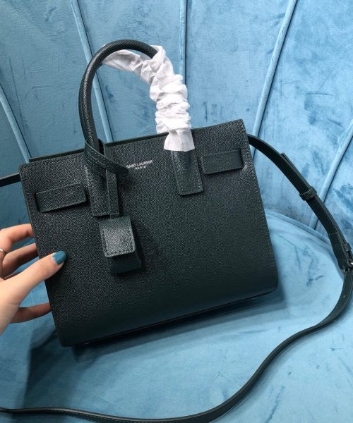 [REP 1:1] Saint Laurent Sac De Jour Nano Bag Black For Women 8.6in/22cm YSL 39203502G9W1000