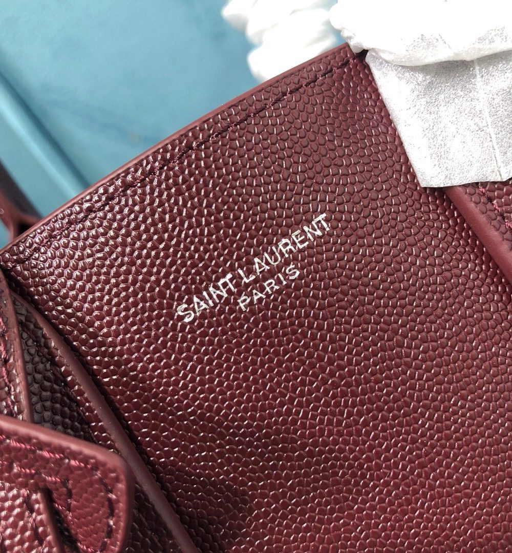 [REP 1:1] Saint Laurent Sac De Jour Nano Burgundy For Women 8.6in/22cm YSL