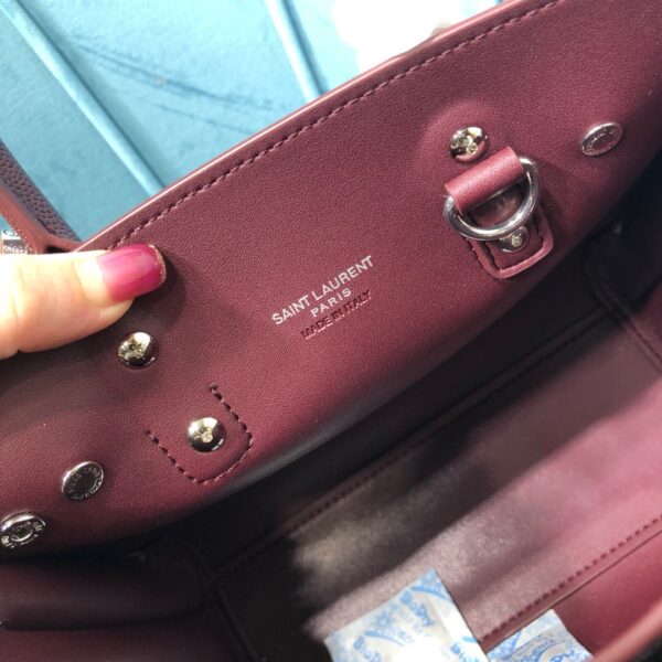 [REP 1:1] Saint Laurent Sac De Jour Nano Burgundy For Women 8.6in/22cm YSL