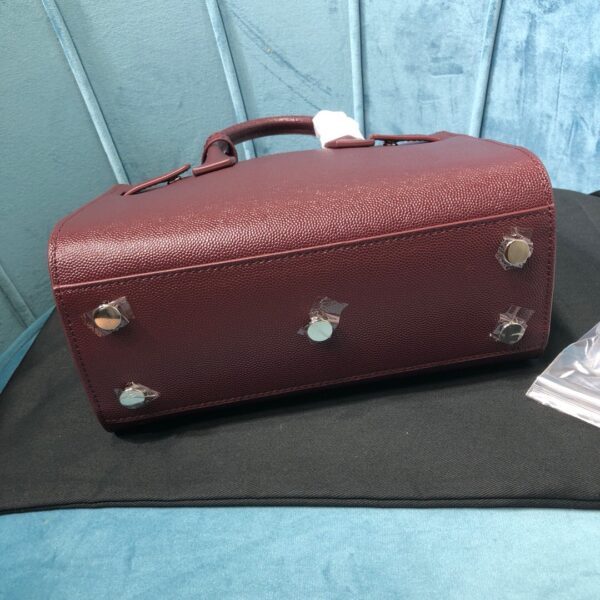 [REP 1:1] Saint Laurent Sac De Jour Nano Burgundy For Women 8.6in/22cm YSL