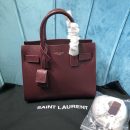 [REP 1:1] Saint Laurent Sac De Jour Nano Burgundy For Women 8.6in/22cm YSL