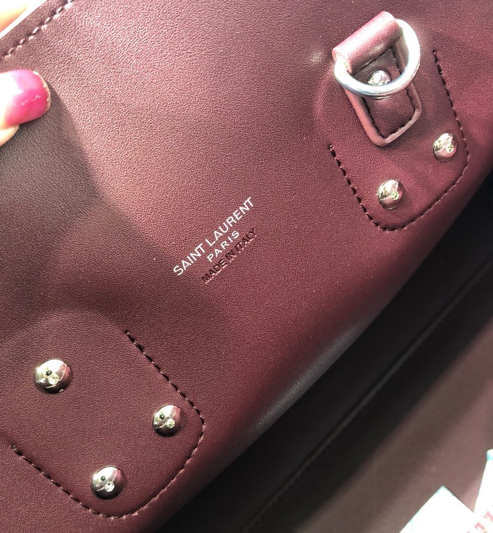 [REP 1:1] Saint Laurent Sac De Jour Small Burgundy For Women 12.5in/32cm YSL