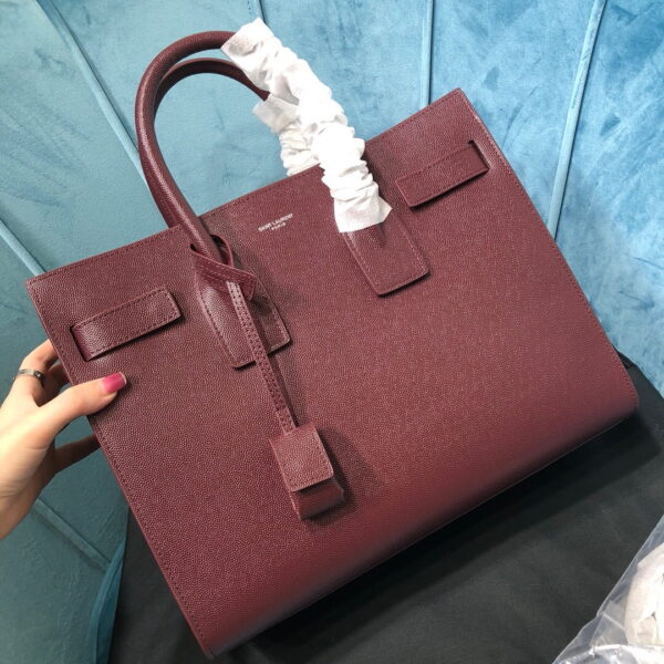[REP 1:1] Saint Laurent Sac De Jour Small Burgundy For Women 12.5in/32cm YSL