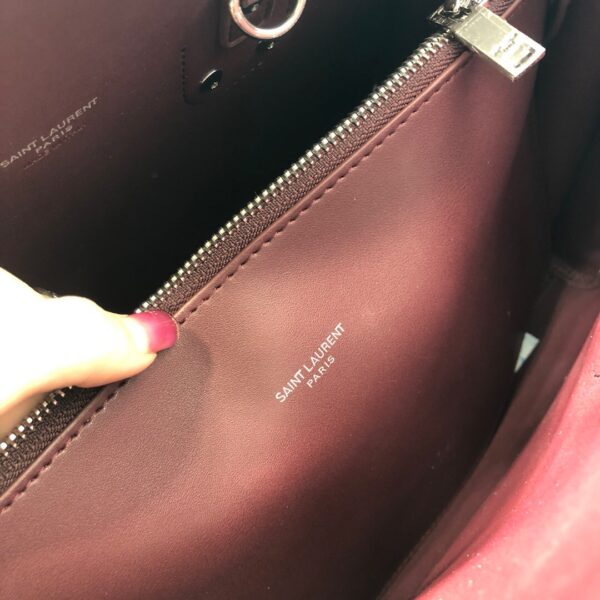 [REP 1:1] Saint Laurent Sac De Jour Small Burgundy For Women 12.5in/32cm YSL