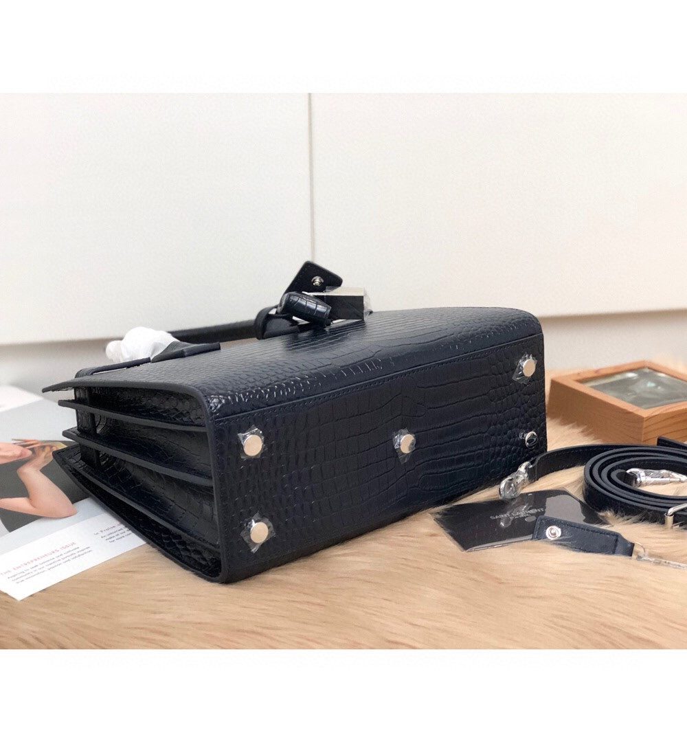 [REP 1:1] Saint Laurent Sac De Jour Small In-Black For Women 12.5in/32cm YSL 378299DZEAW1000